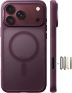 TORRAS Stronger Magnetic & Shockproof for iPhone 18 Pro Max Case Burgundy - Image 10