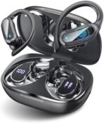 TRAUSI Wireless Bluetooth 5.4 Headphones, Fast Charging Stereo Earphones with Noise Cancelling Mic, IPX7 Waterproof and Comfort Fit Ear Buds for Fitness, Workouts (Black) - Image 6
