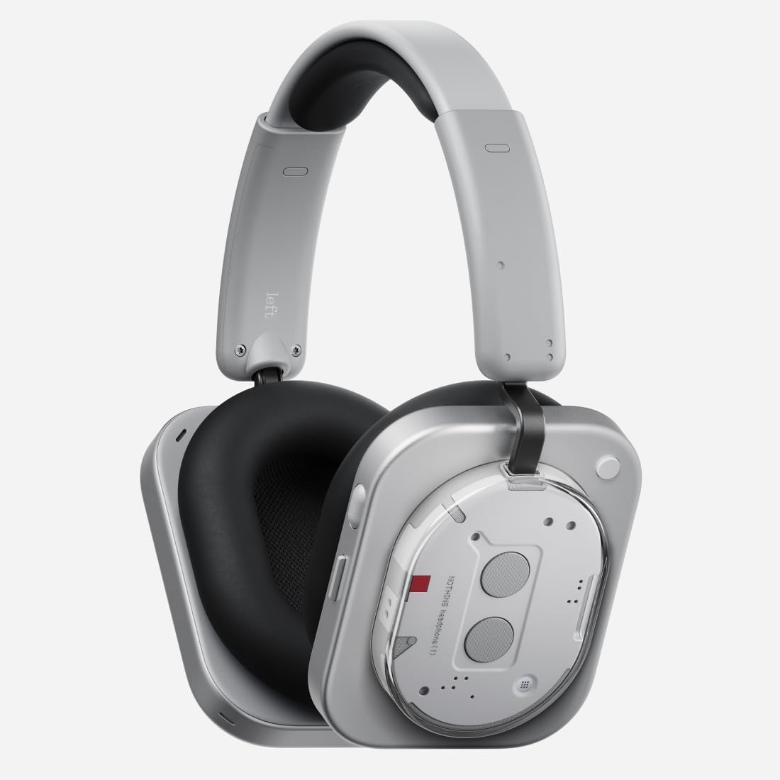 51lEvBqF31L._AC_SL1500_.jpg Nothing Headphone (1) Hybrid Active Noise Cancelling Headphones, Wireless Over-Ear Headphones with 6 Mics, 80Hrs Playtime, Hi-Res Audio, KEF-Tuned, Spatial Sound, Comfort Fit & Fast Charging White - Image 1